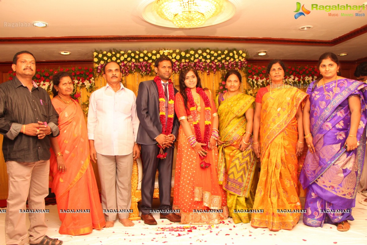 Grand Wedding Engagement Ceremony of Swathi Rao-Raj