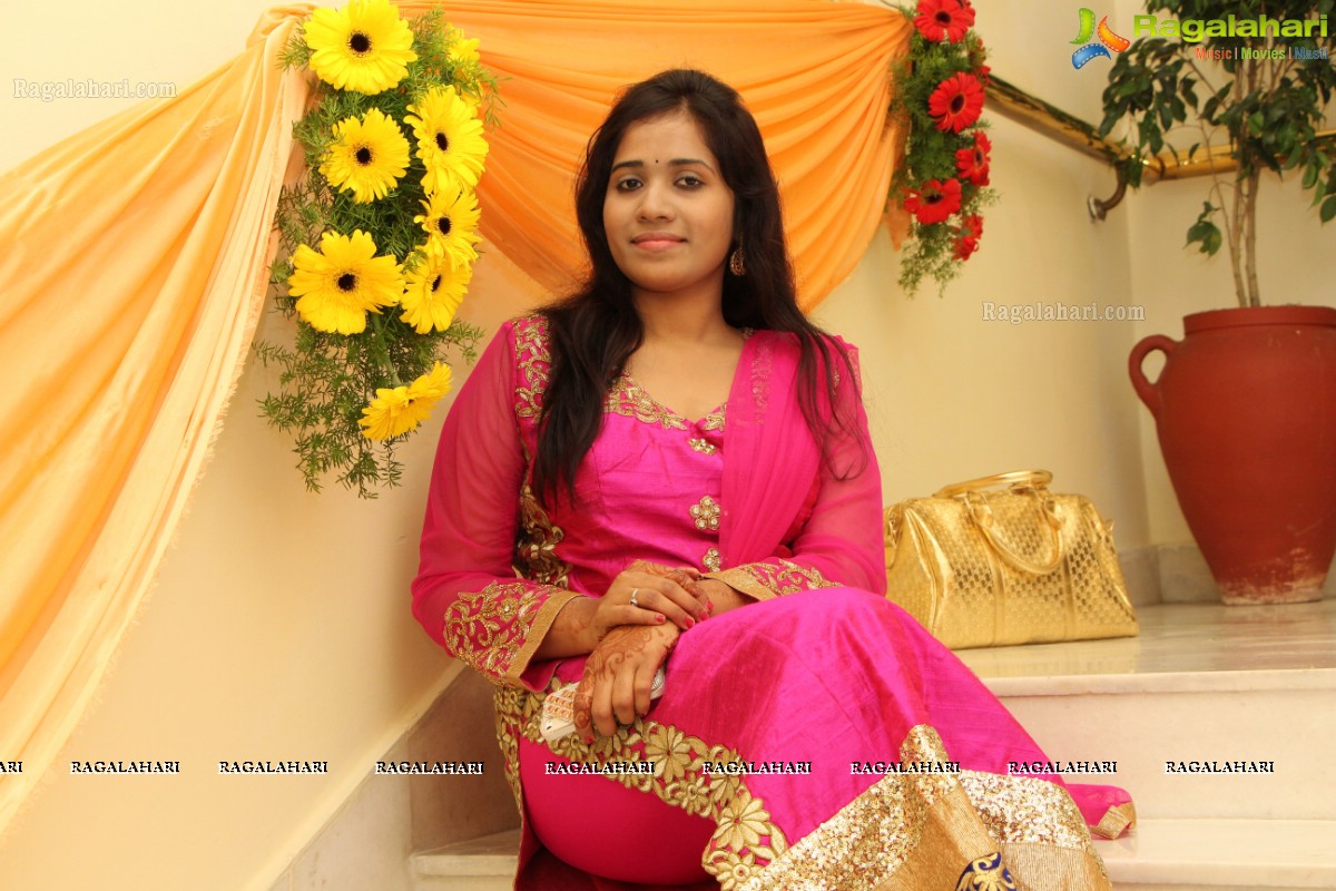 Grand Wedding Engagement Ceremony of Swathi Rao-Raj