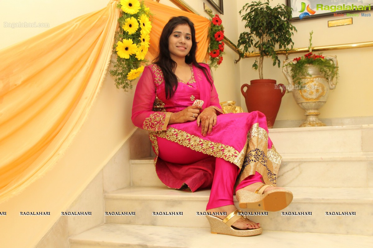 Grand Wedding Engagement Ceremony of Swathi Rao-Raj