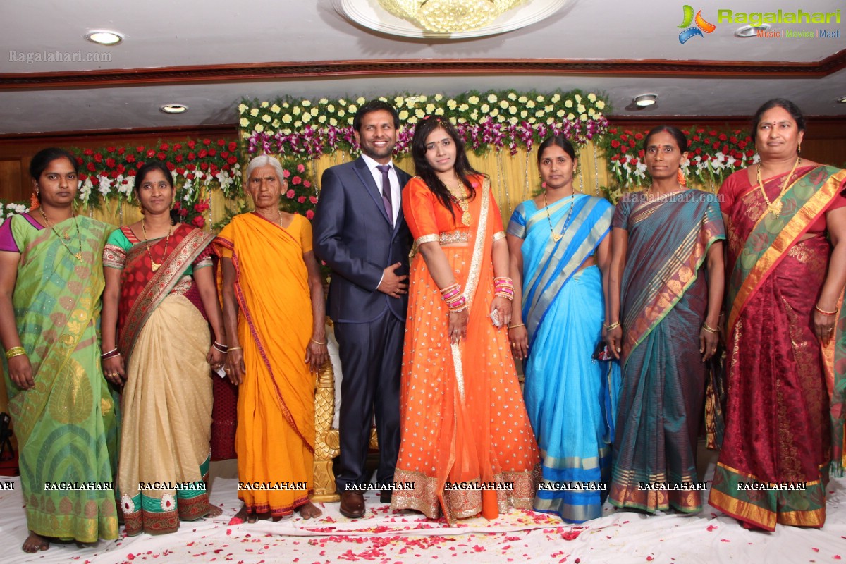 Grand Wedding Engagement Ceremony of Swathi Rao-Raj