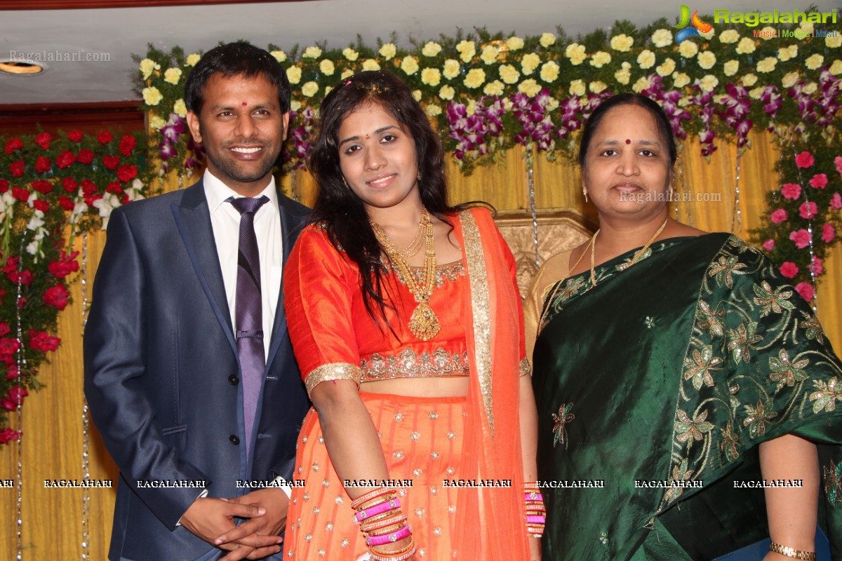 Grand Wedding Engagement Ceremony of Swathi Rao-Raj