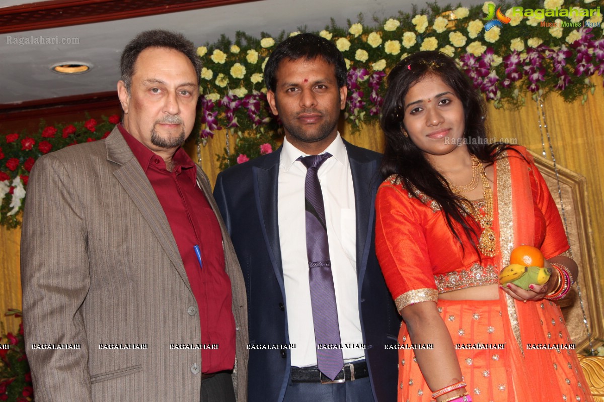 Grand Wedding Engagement Ceremony of Swathi Rao-Raj