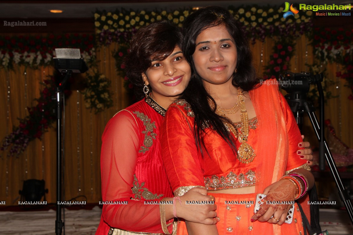 Grand Wedding Engagement Ceremony of Swathi Rao-Raj