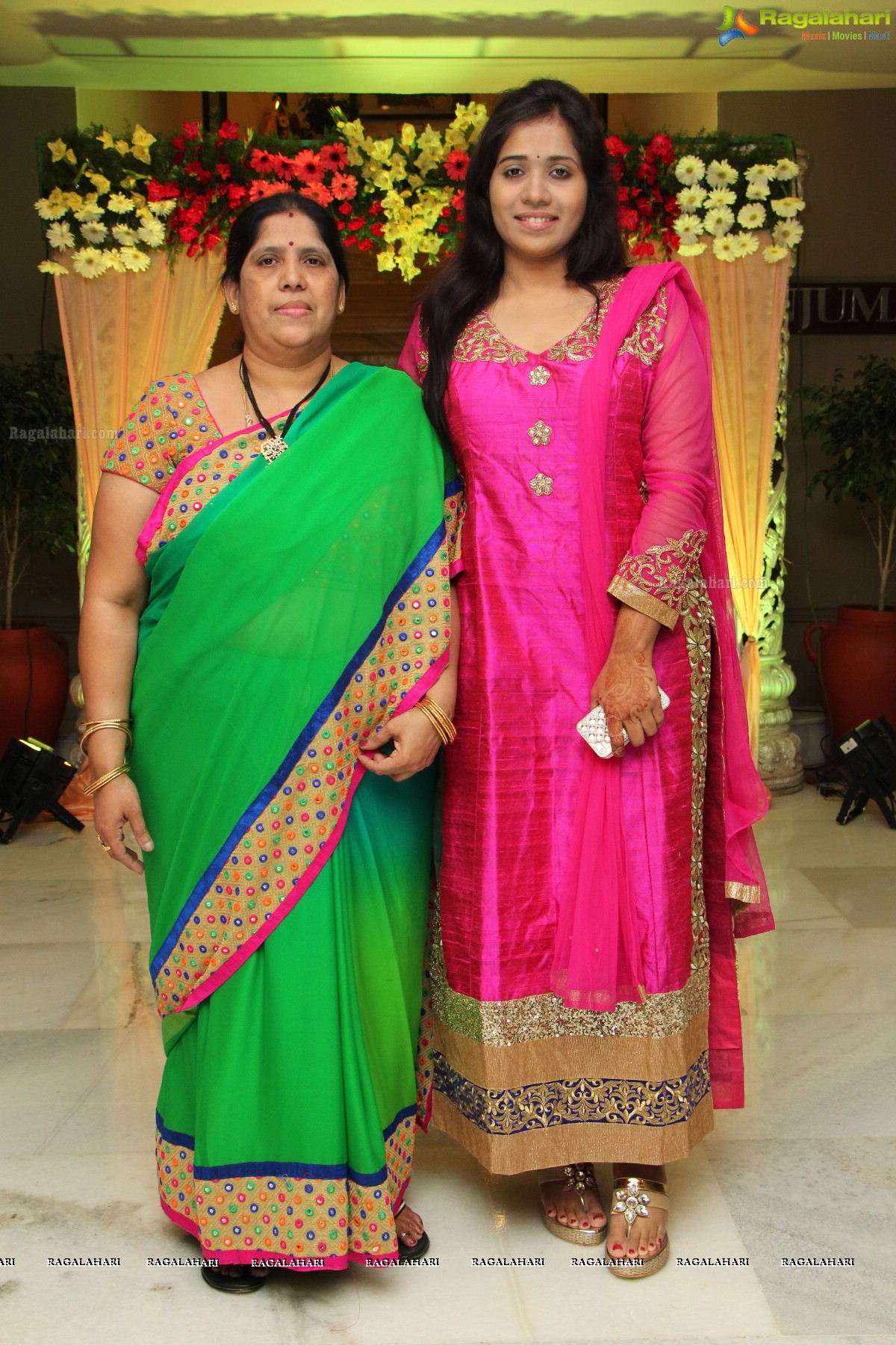 Grand Wedding Engagement Ceremony of Swathi Rao-Raj