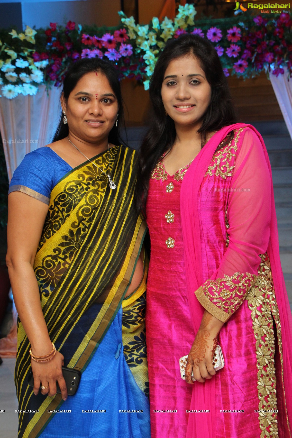 Grand Wedding Engagement Ceremony of Swathi Rao-Raj