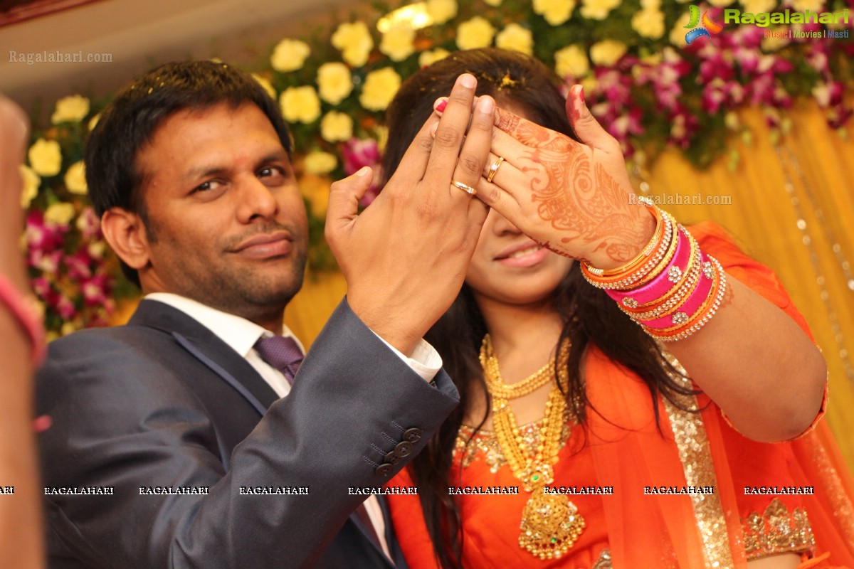 Grand Wedding Engagement Ceremony of Swathi Rao-Raj