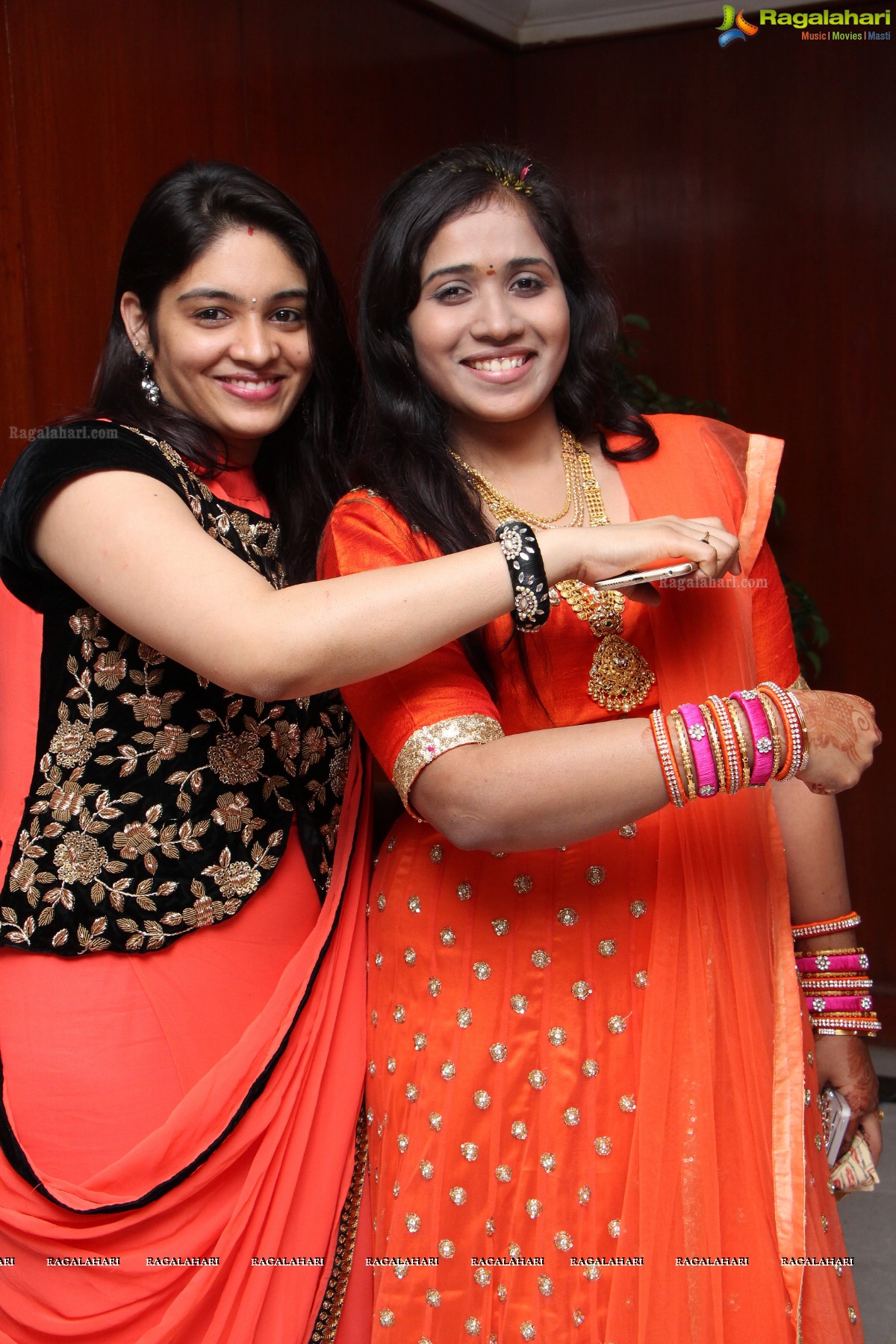 Grand Wedding Engagement Ceremony of Swathi Rao-Raj