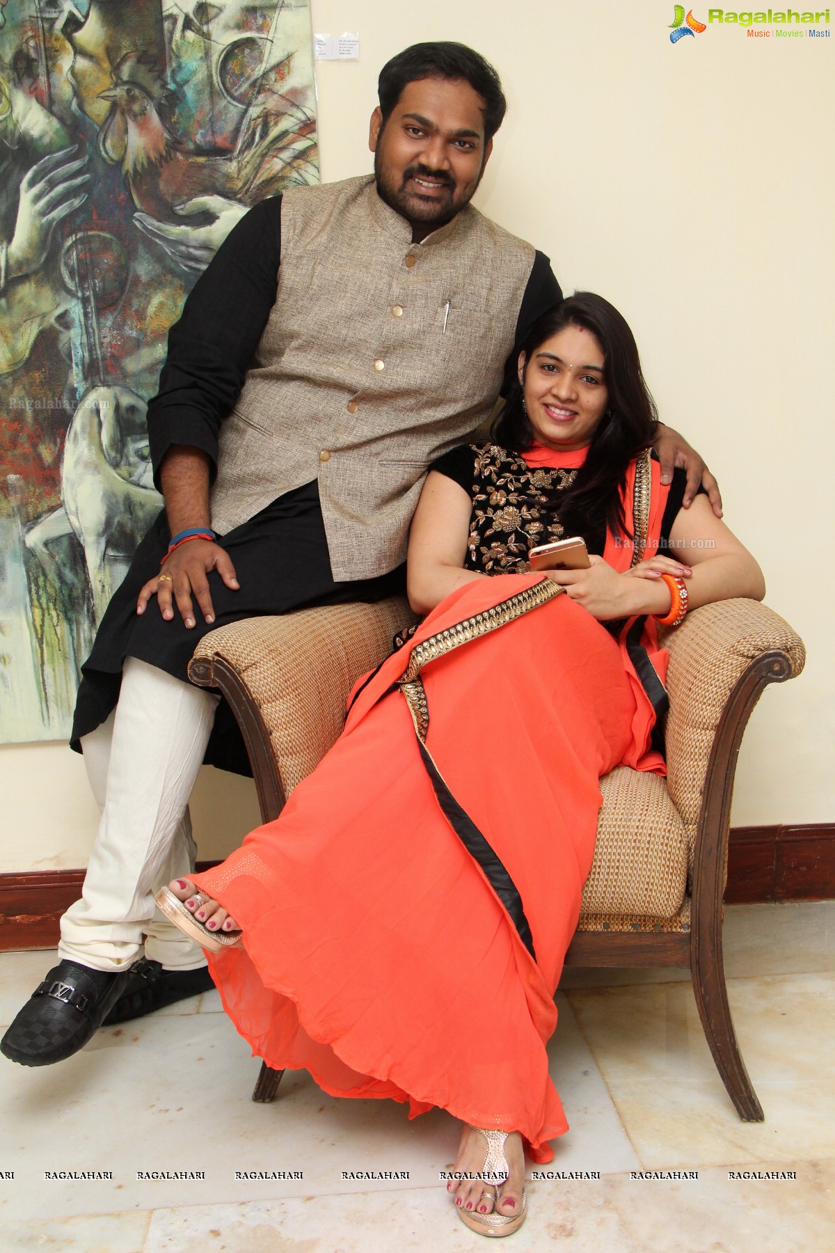 Grand Wedding Engagement Ceremony of Swathi Rao-Raj