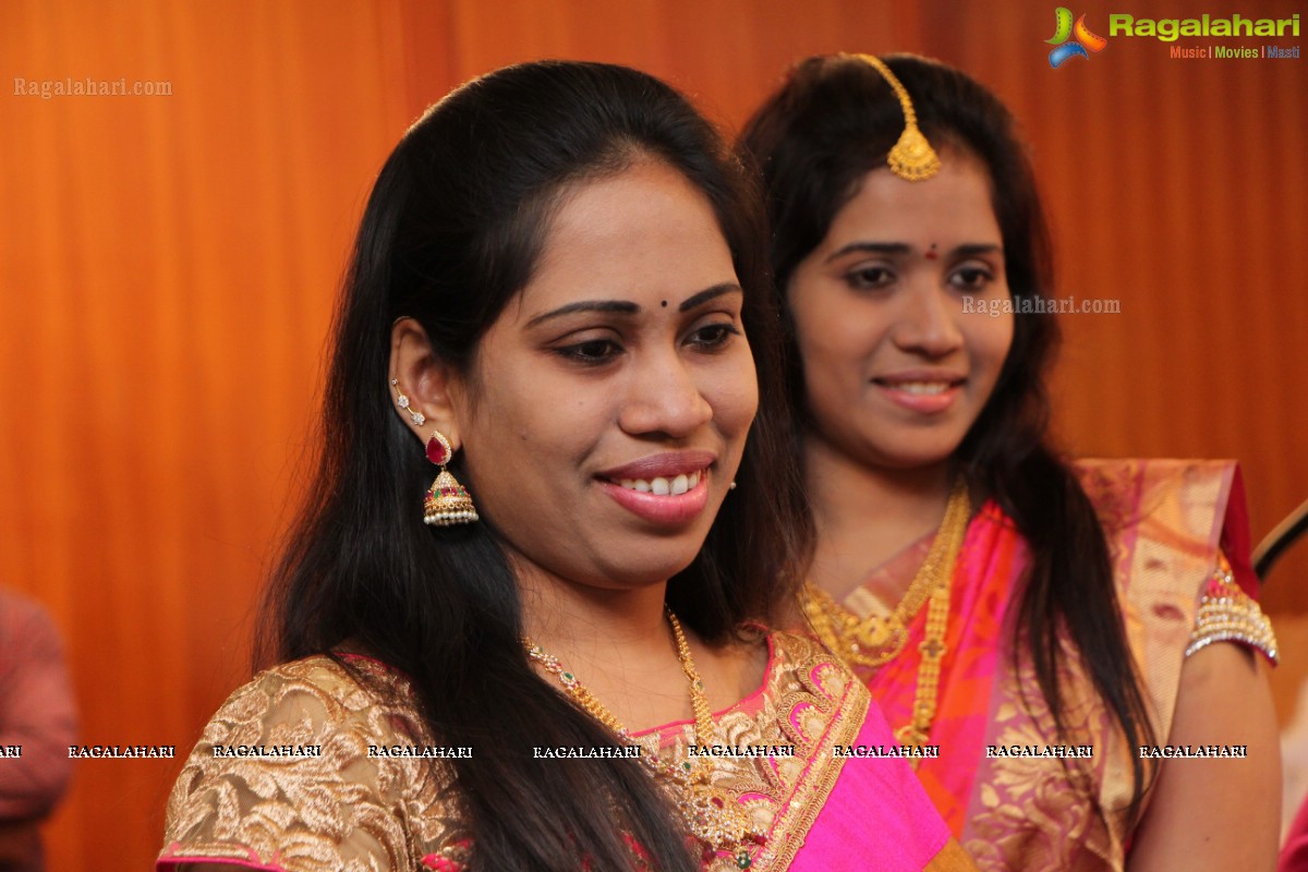 Grand Wedding Engagement Ceremony of Swathi Rao-Raj