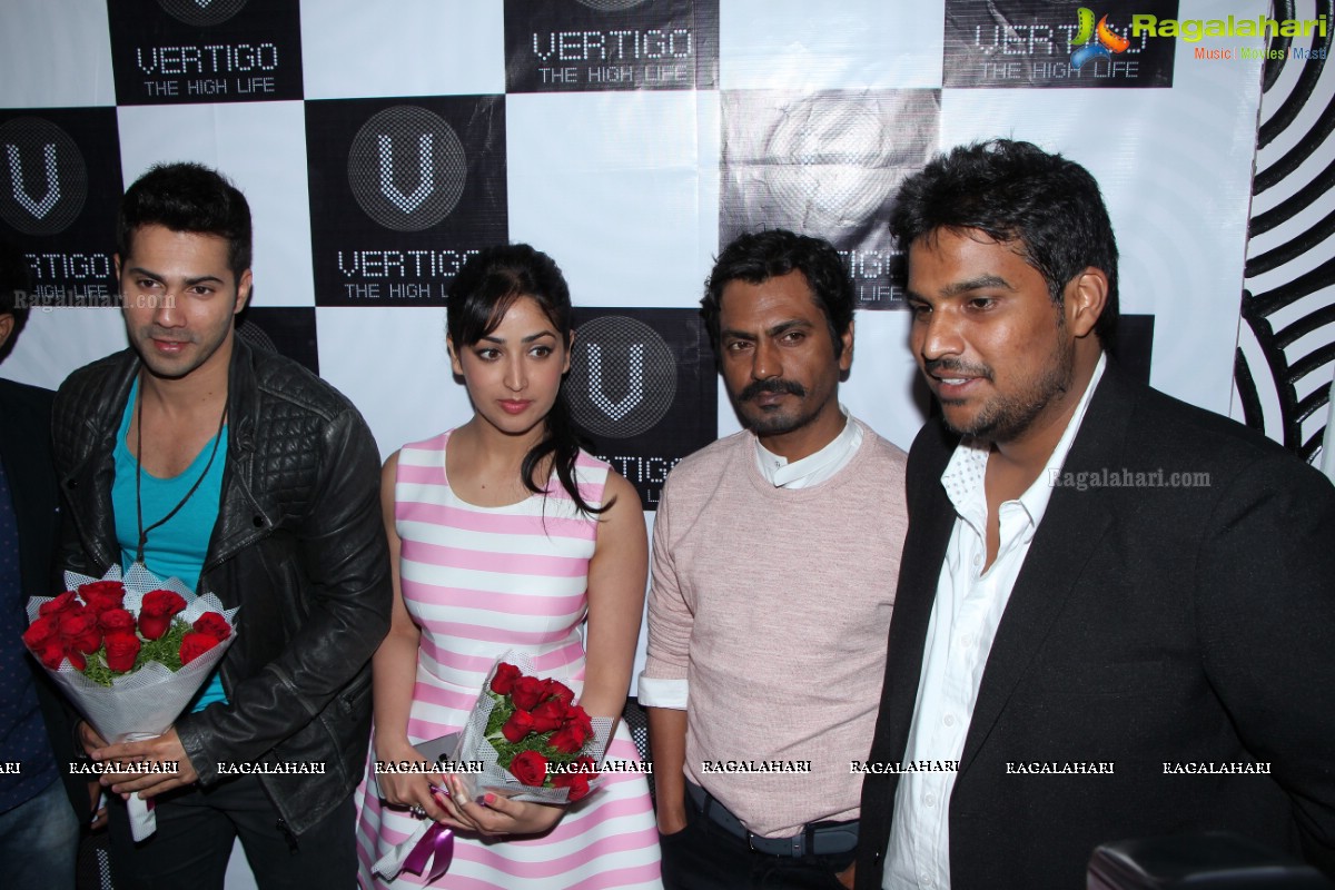 Badlapur Team launches Vertigo The Hi-Life Lounge in Hyderabad