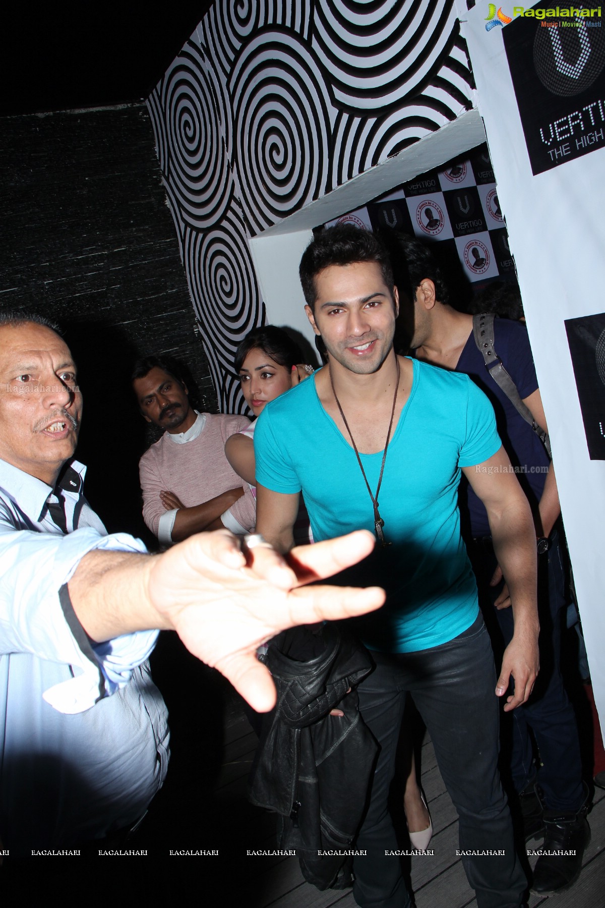 Badlapur Team launches Vertigo The Hi-Life Lounge in Hyderabad