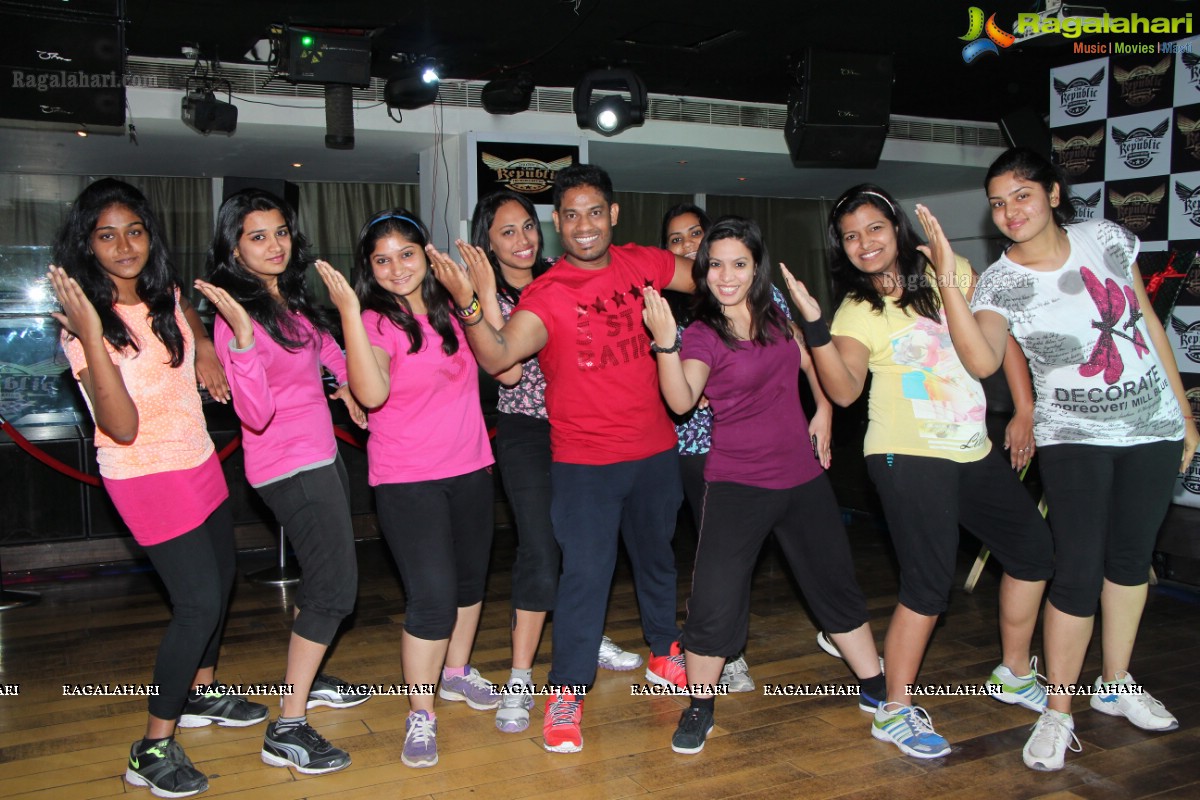 Zumba Fitness Centre Launch at Club Republic, Hyderabad