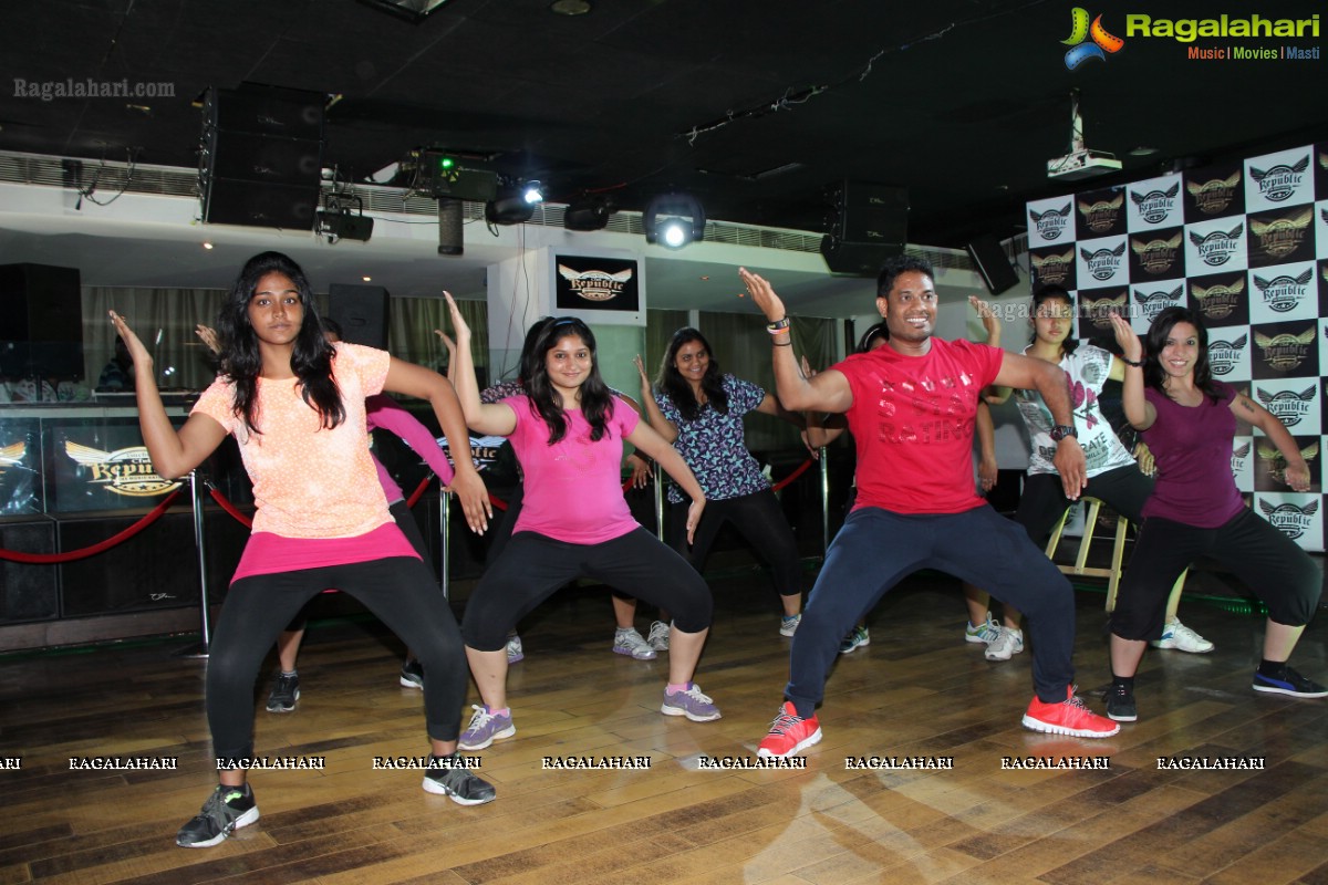 Zumba Fitness Centre Launch at Club Republic, Hyderabad