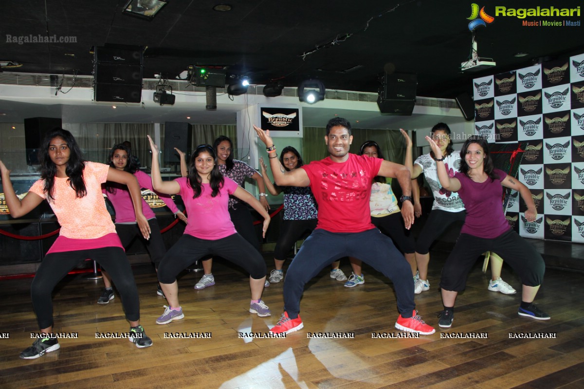 Zumba Fitness Centre Launch at Club Republic, Hyderabad