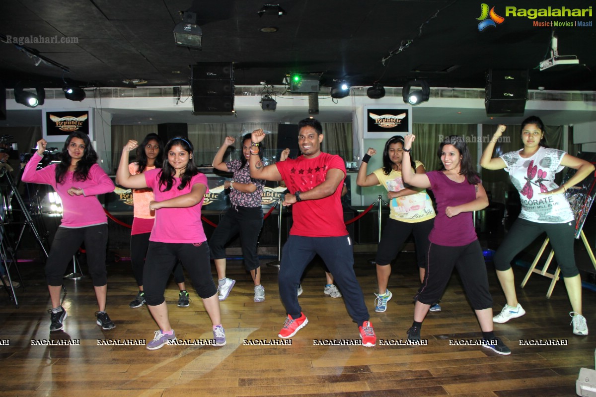 Zumba Fitness Centre Launch at Club Republic, Hyderabad