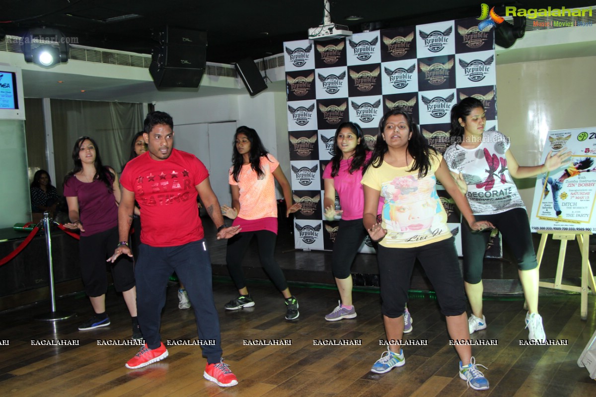 Zumba Fitness Centre Launch at Club Republic, Hyderabad