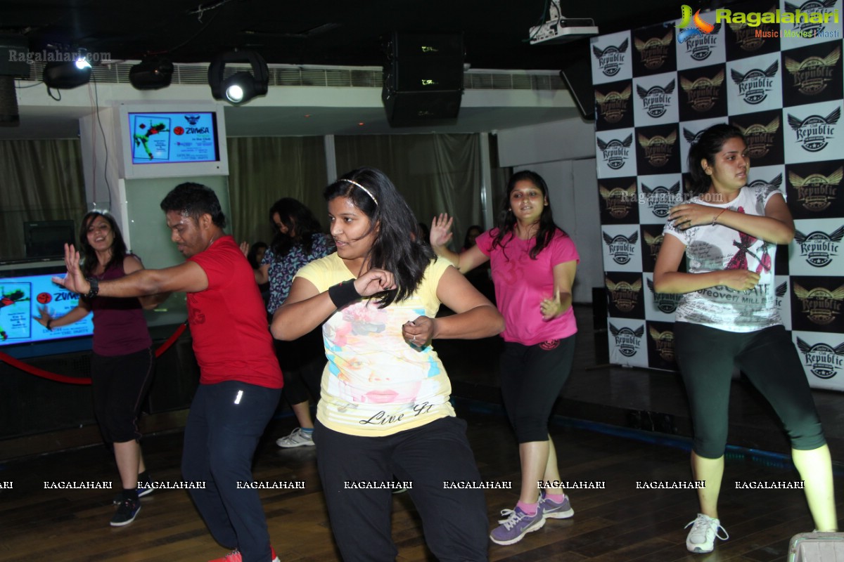 Zumba Fitness Centre Launch at Club Republic, Hyderabad