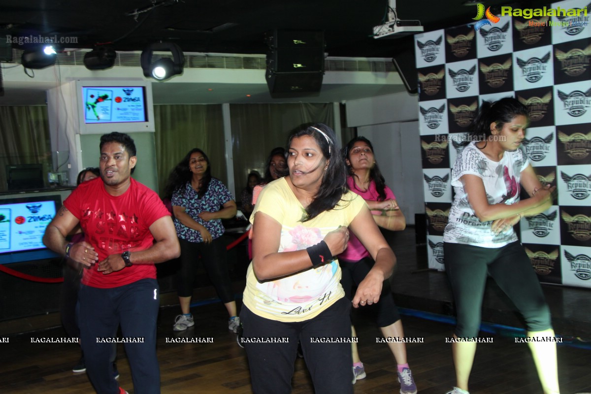 Zumba Fitness Centre Launch at Club Republic, Hyderabad