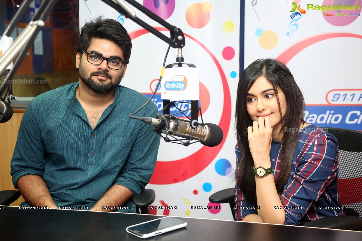 Adah Sharma at 91.1 FM Radio City