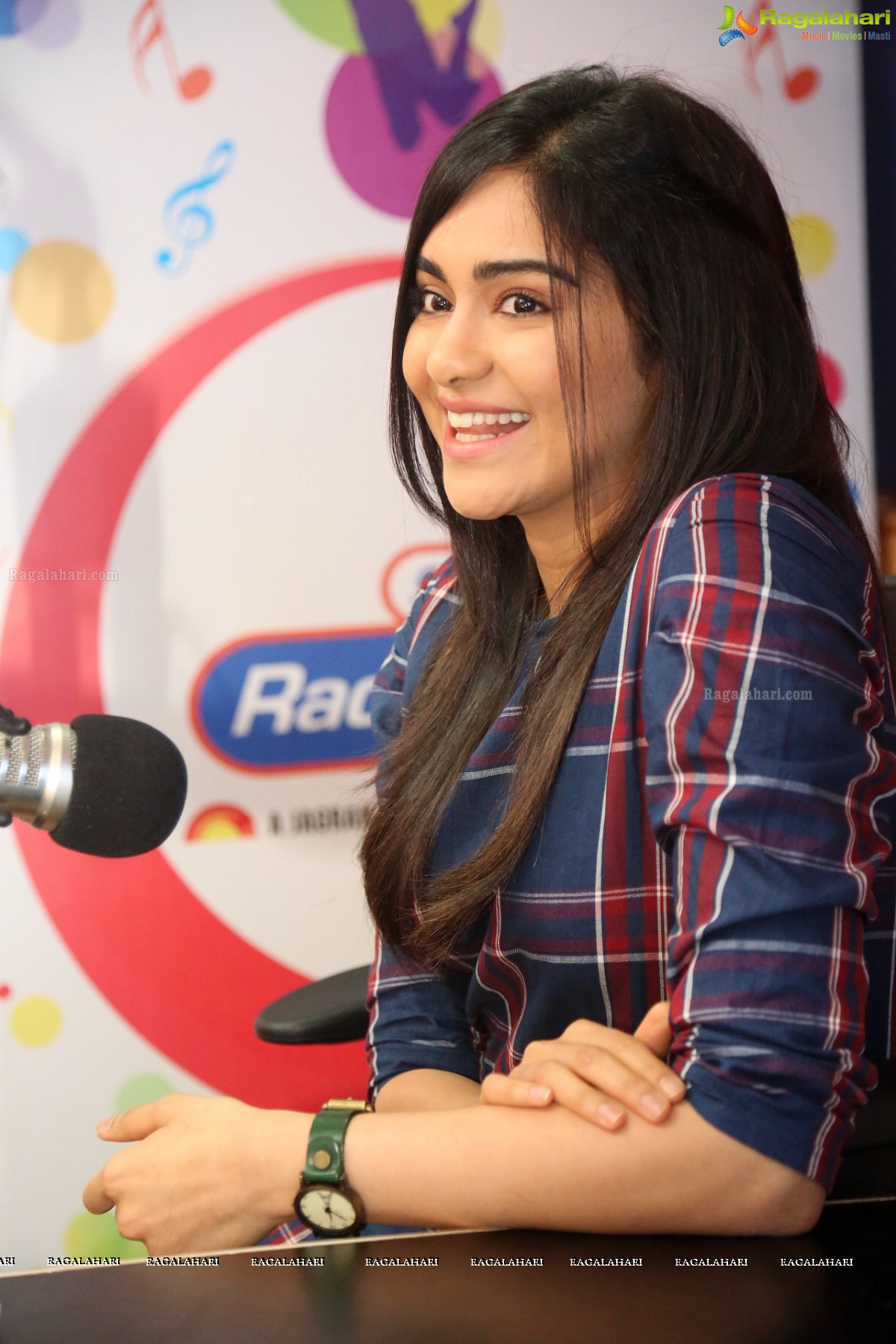 Adah Sharma at 91.1 FM Radio City