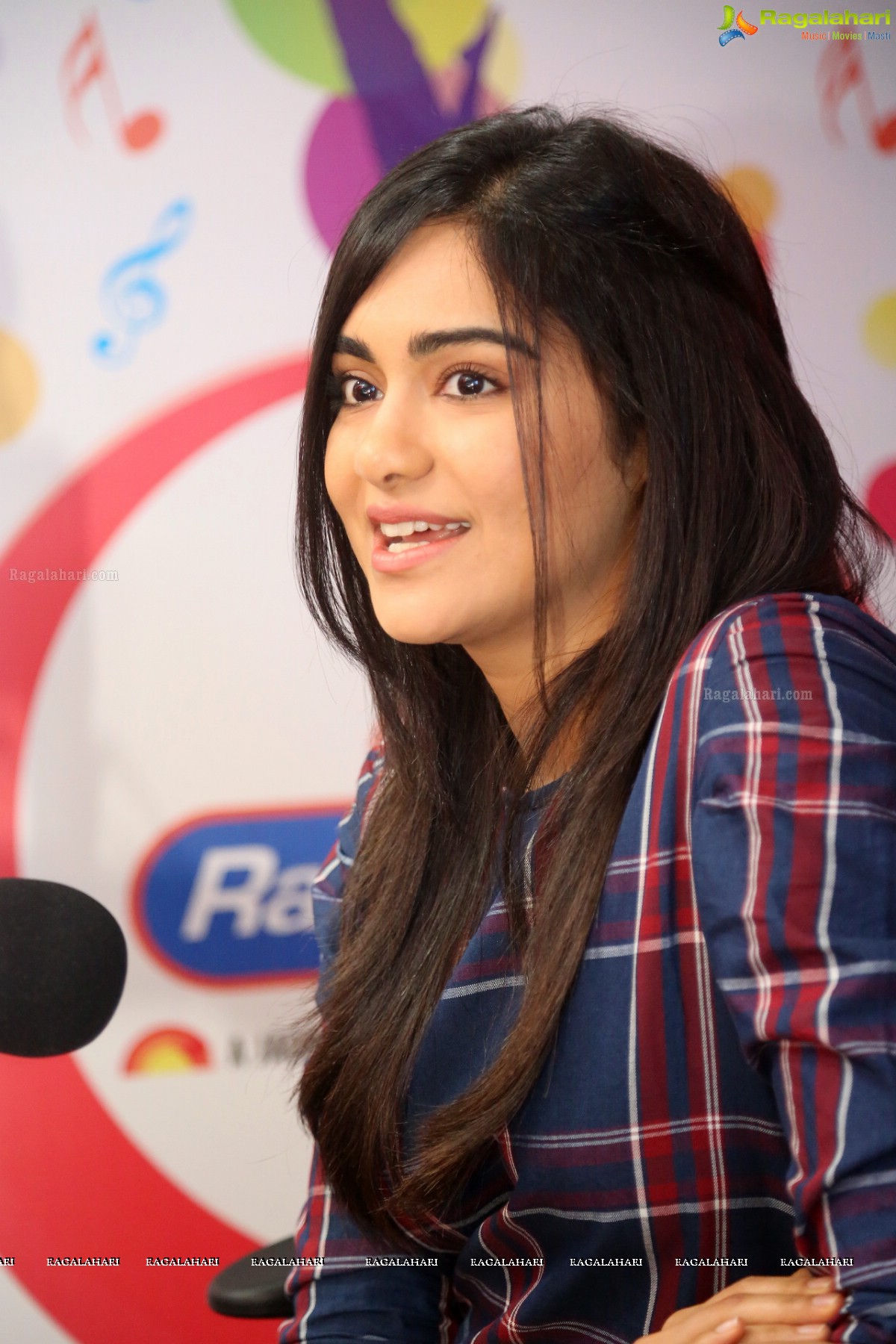 Adah Sharma at 91.1 FM Radio City