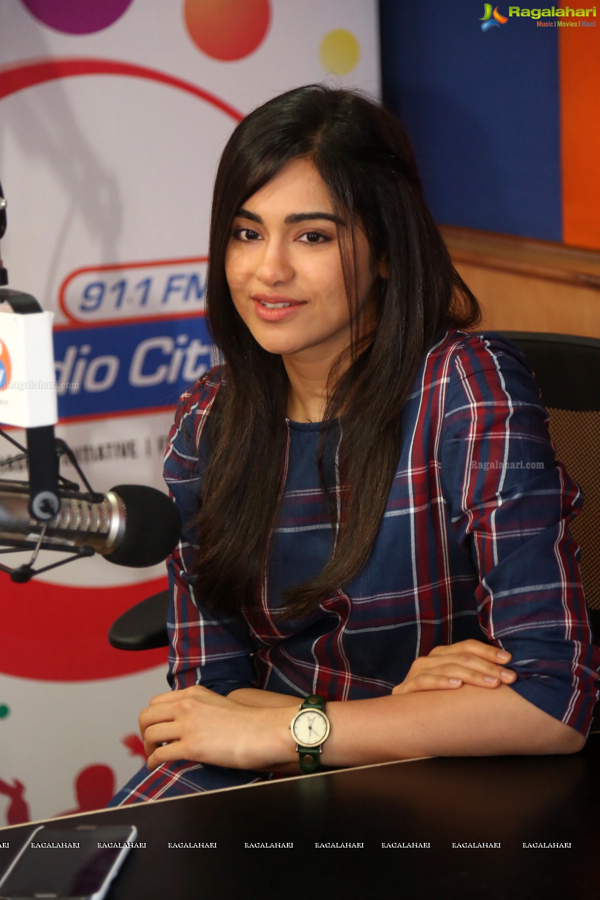 Adah Sharma at 91.1 FM Radio City