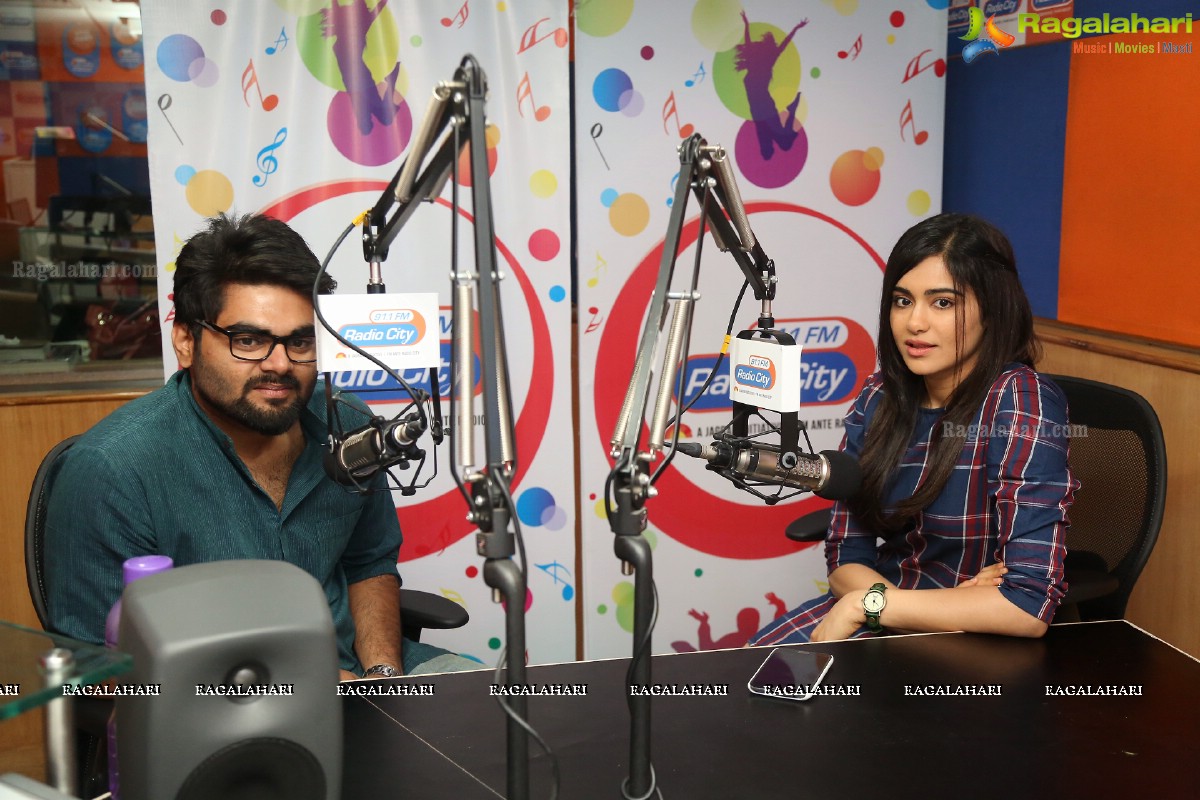 Adah Sharma at 91.1 FM Radio City