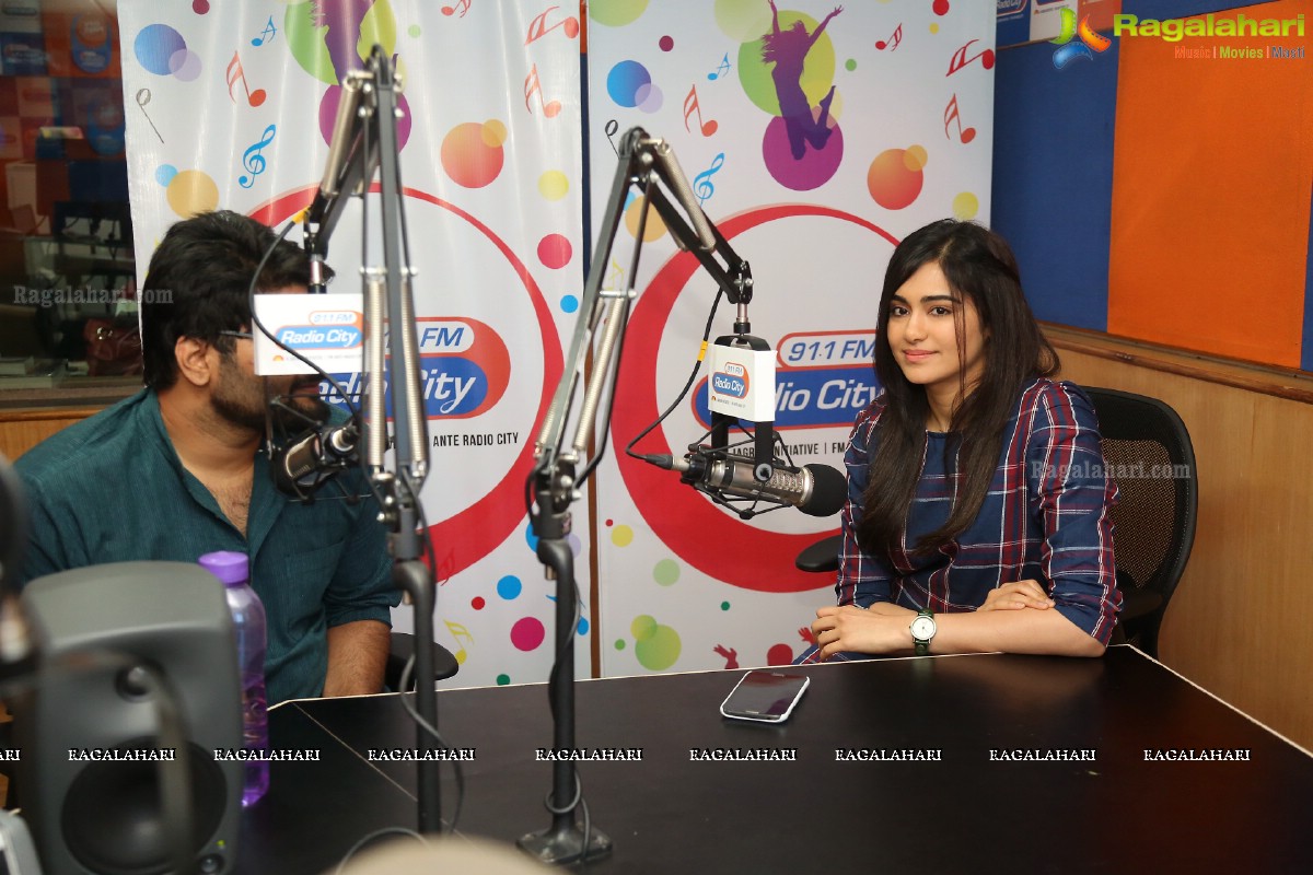 Adah Sharma at 91.1 FM Radio City