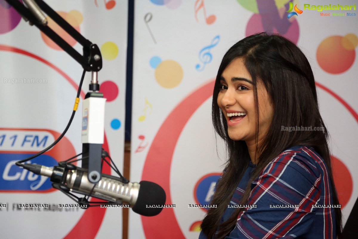 Adah Sharma at 91.1 FM Radio City