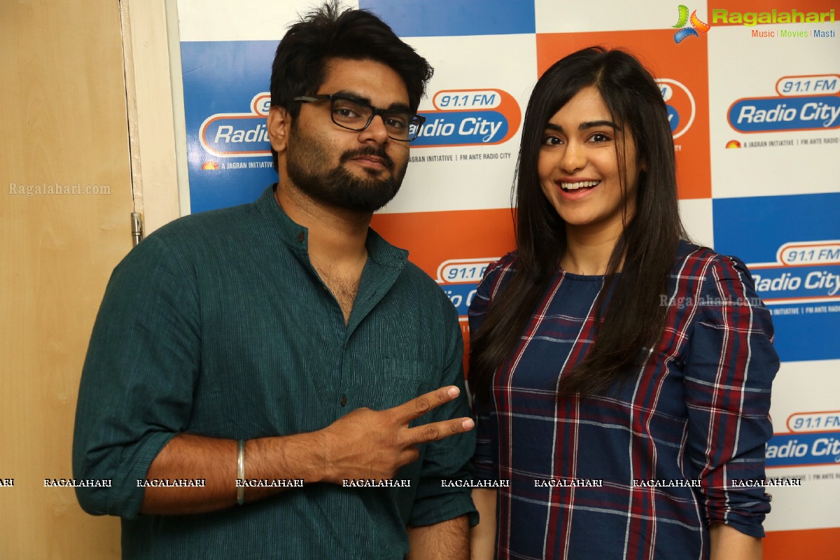 Adah Sharma at 91.1 FM Radio City