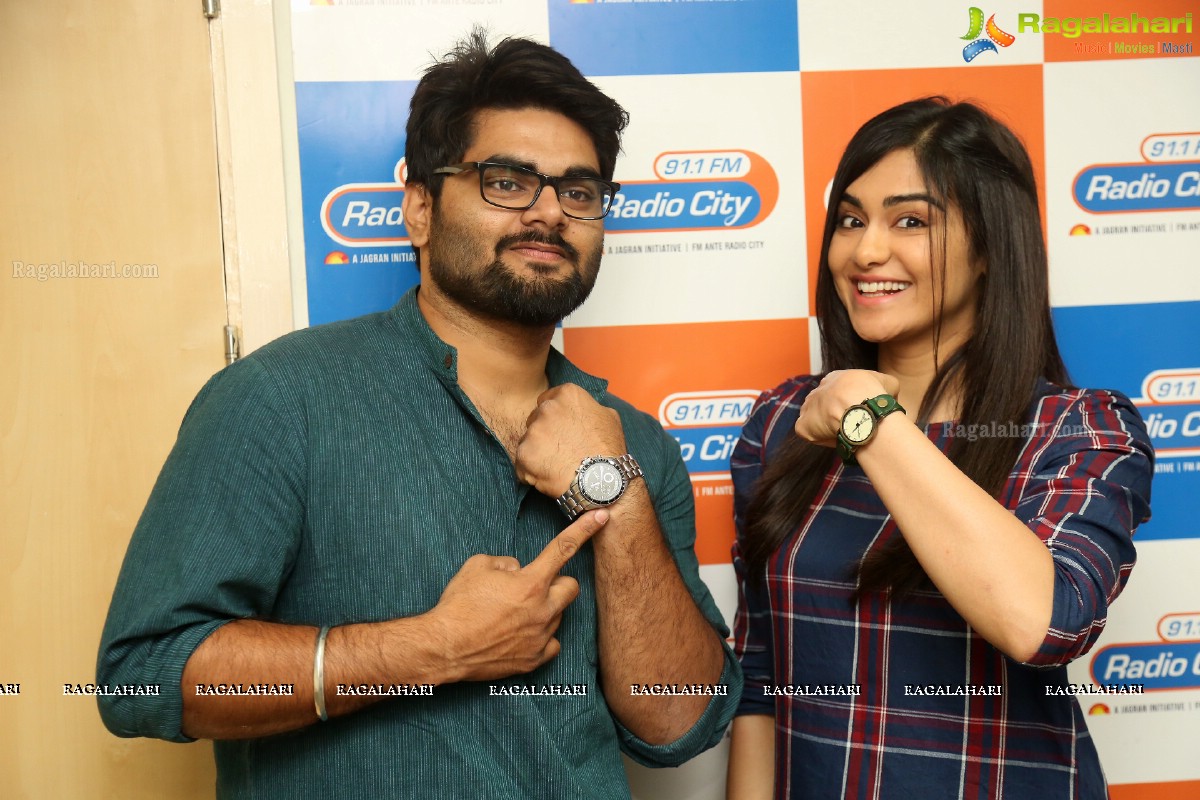 Adah Sharma at 91.1 FM Radio City