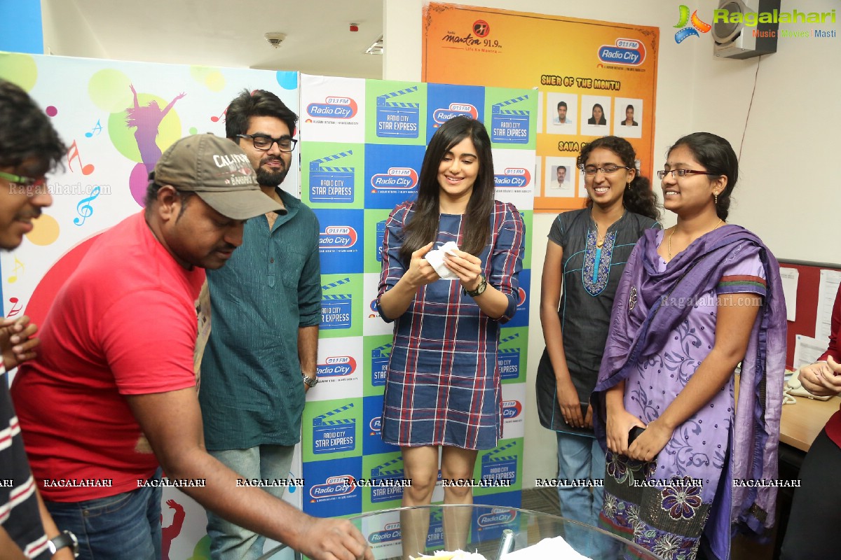 Adah Sharma at 91.1 FM Radio City