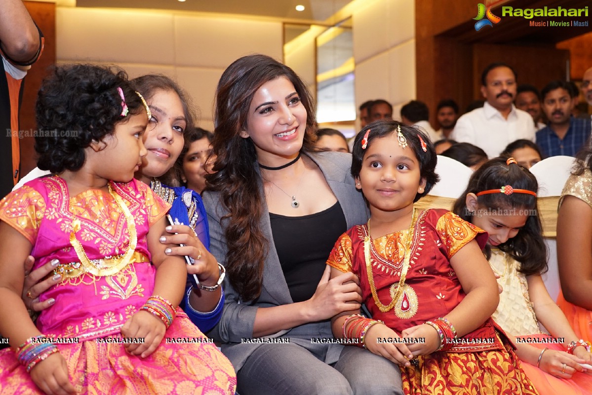 Samantha launches Bangaaru Bhoomi Developers Brochure in Hyderabad