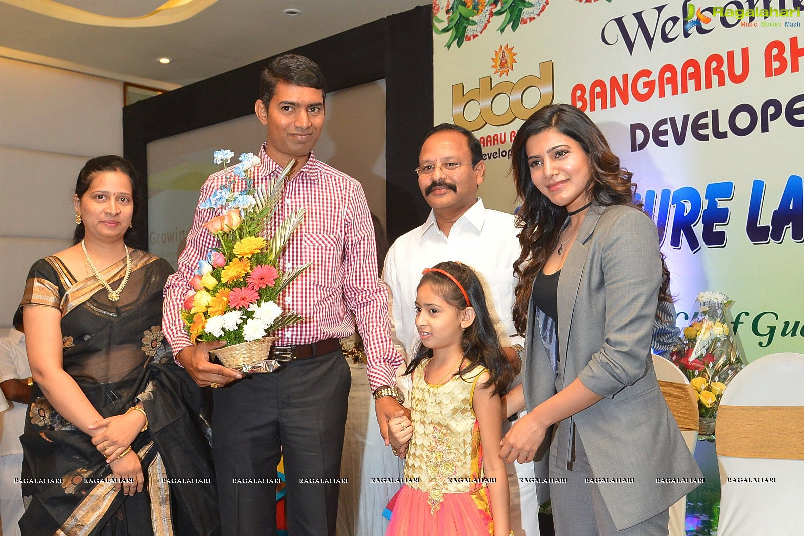 Samantha launches Bangaaru Bhoomi Developers Brochure in Hyderabad