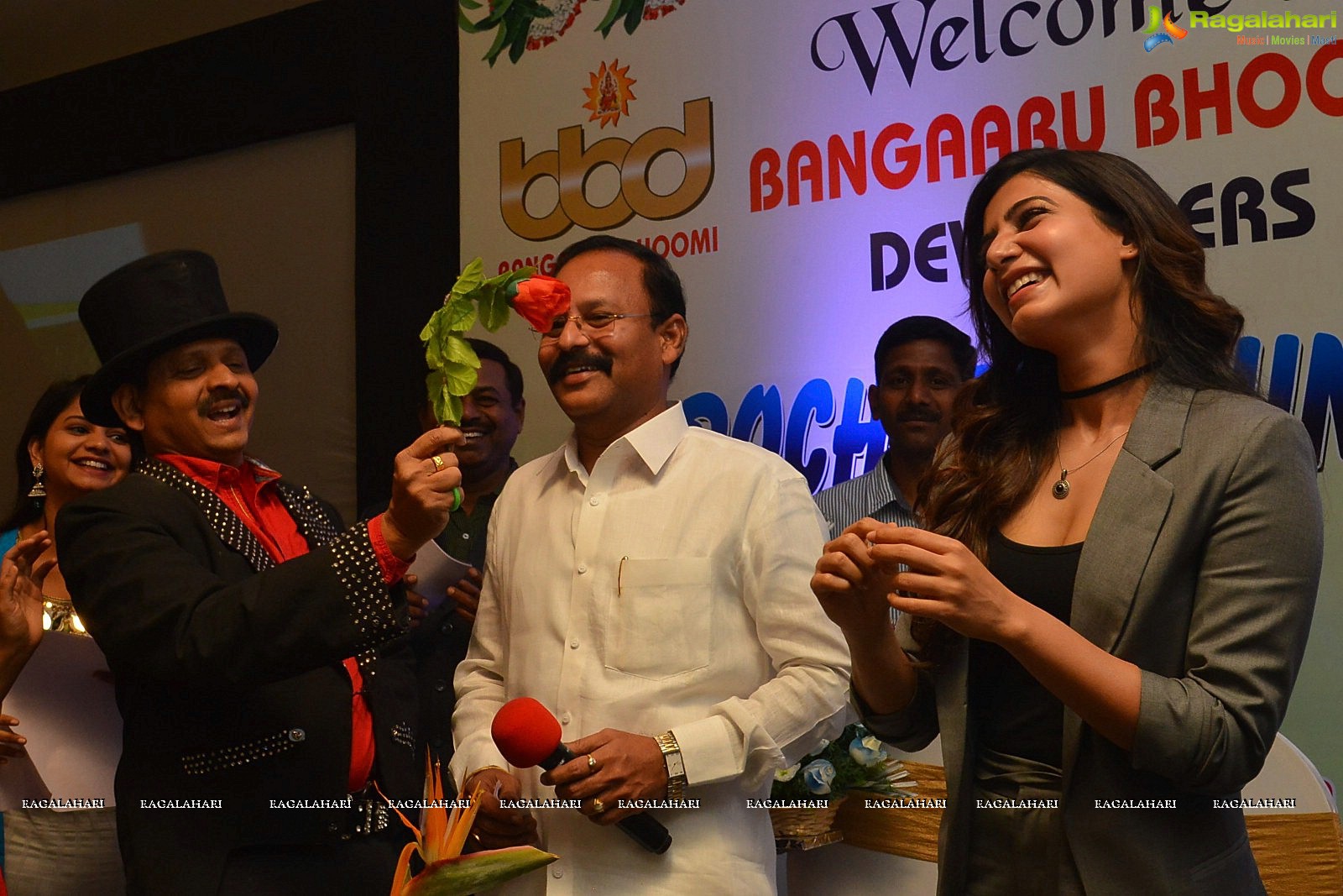 Samantha launches Bangaaru Bhoomi Developers Brochure in Hyderabad