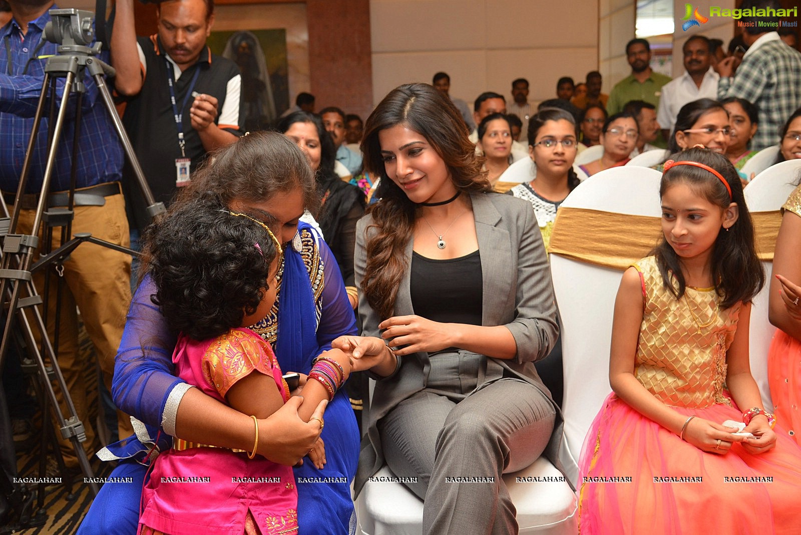 Samantha launches Bangaaru Bhoomi Developers Brochure in Hyderabad