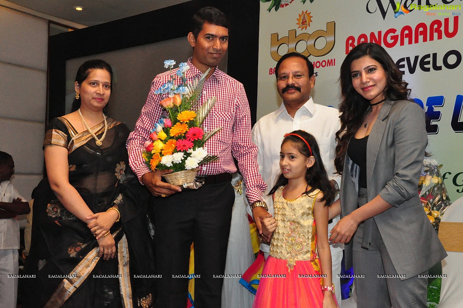 Samantha launches Bangaaru Bhoomi Developers Brochure in Hyderabad