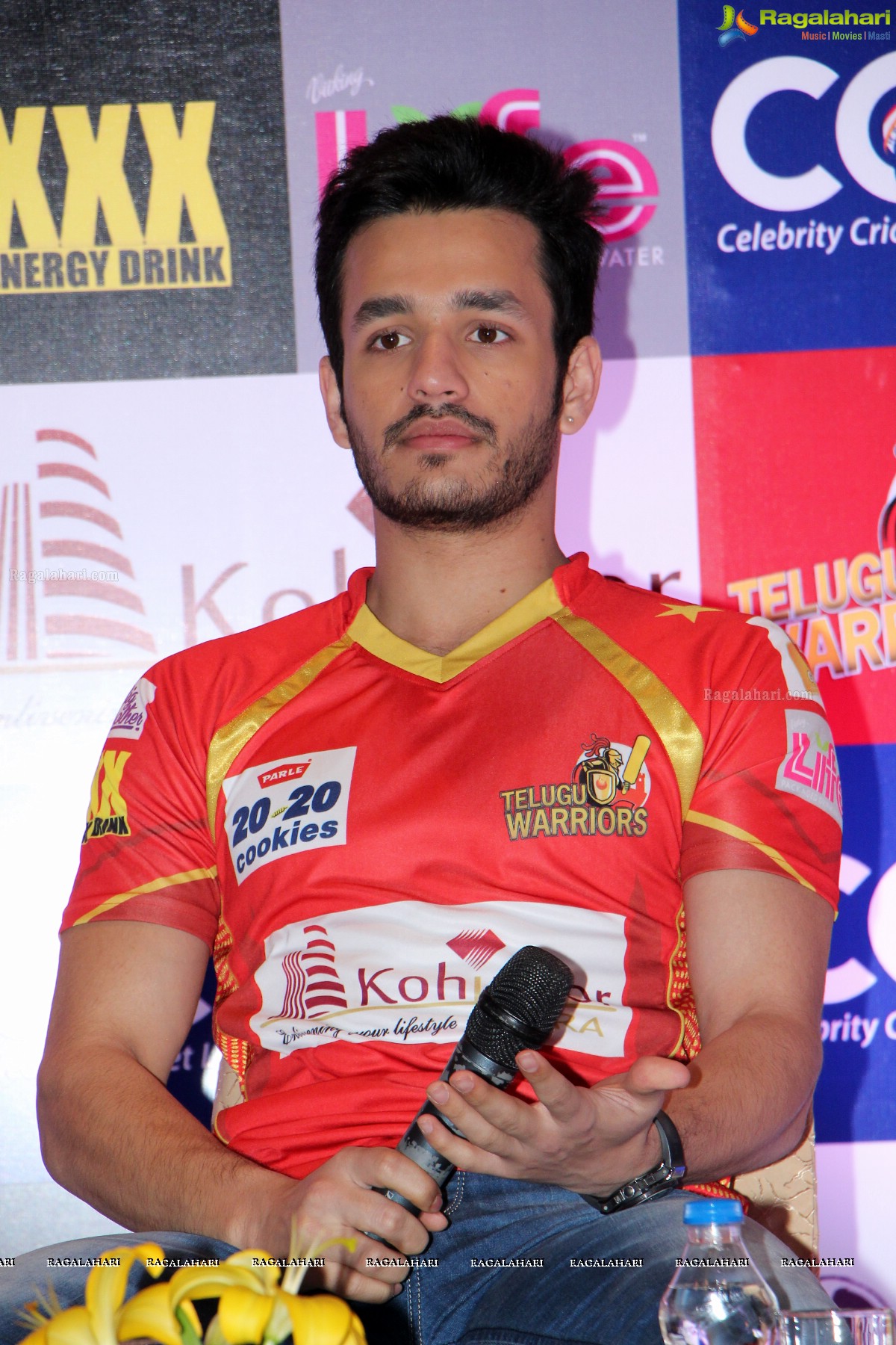 CCL 6 - Telugu Warriors Press Meet, Hyderabad