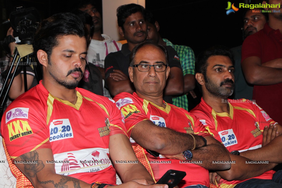 CCL 6 - Telugu Warriors Press Meet, Hyderabad