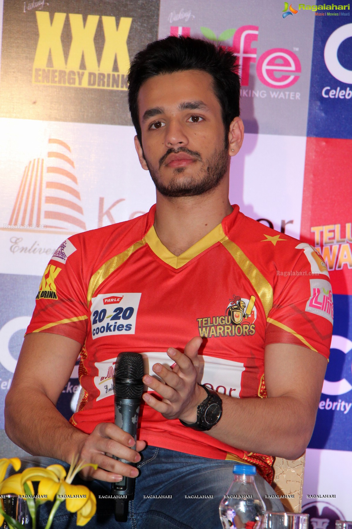 CCL 6 - Telugu Warriors Press Meet, Hyderabad