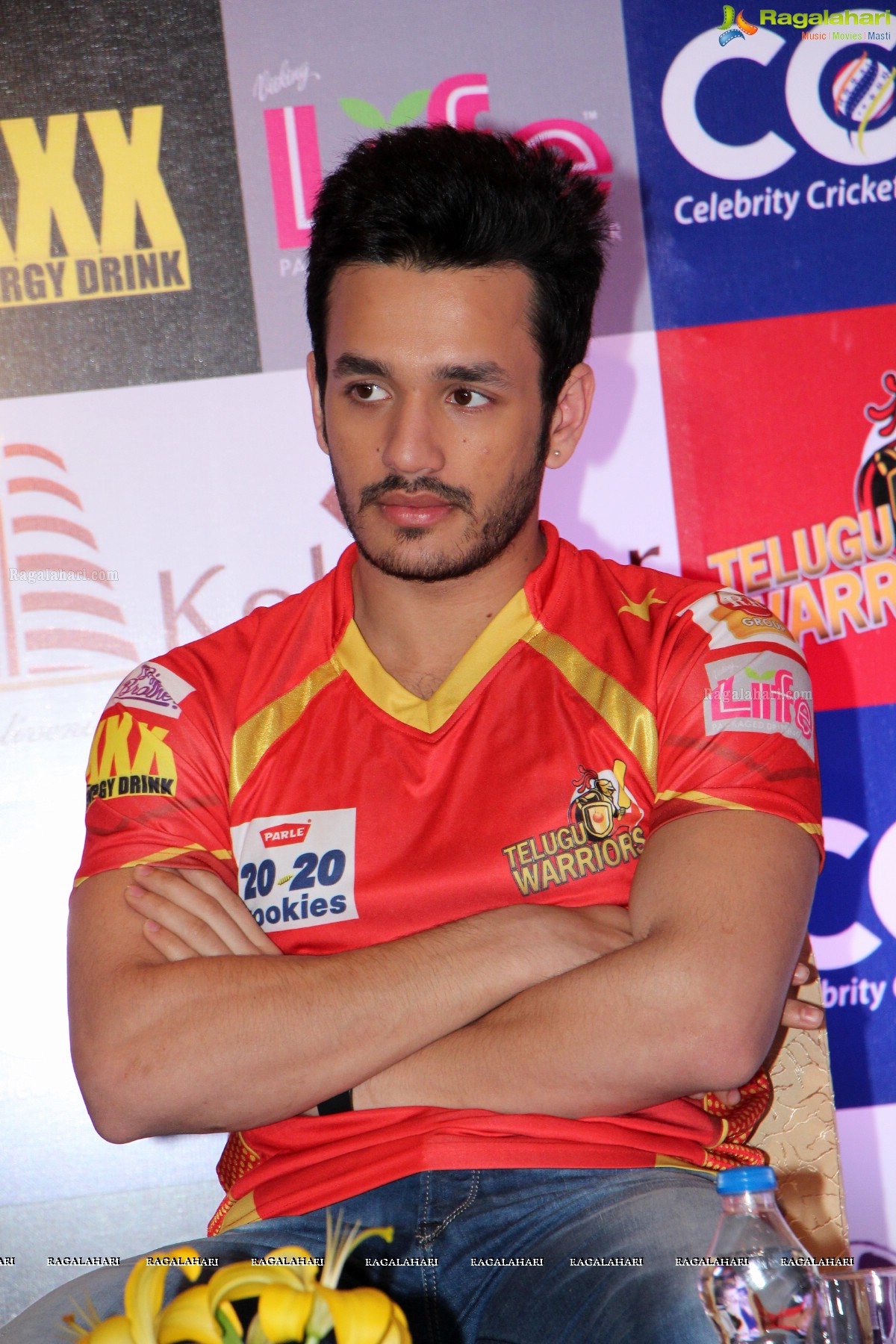 CCL 6 - Telugu Warriors Press Meet, Hyderabad