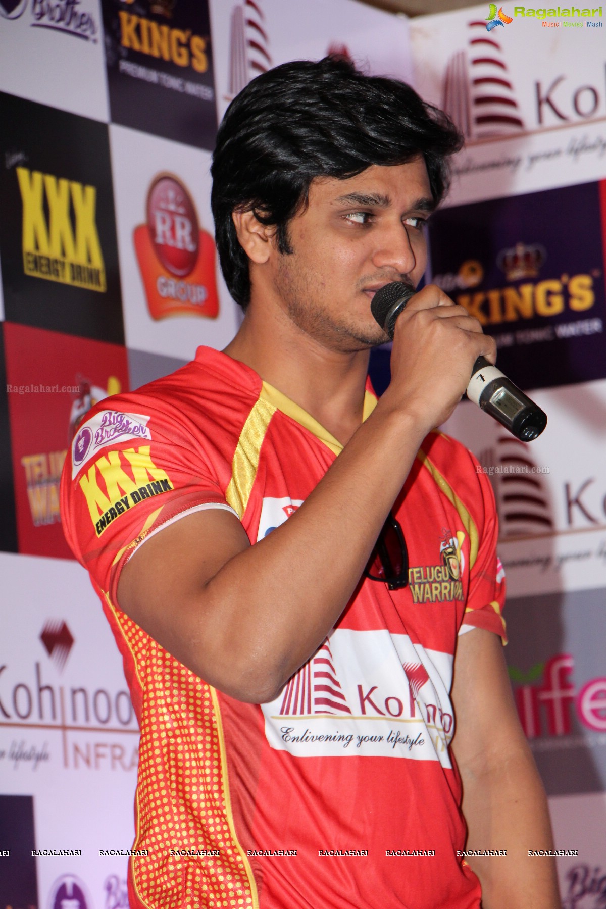 CCL 6 - Telugu Warriors Press Meet, Hyderabad