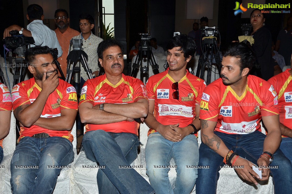 CCL 6 - Telugu Warriors Press Meet, Hyderabad