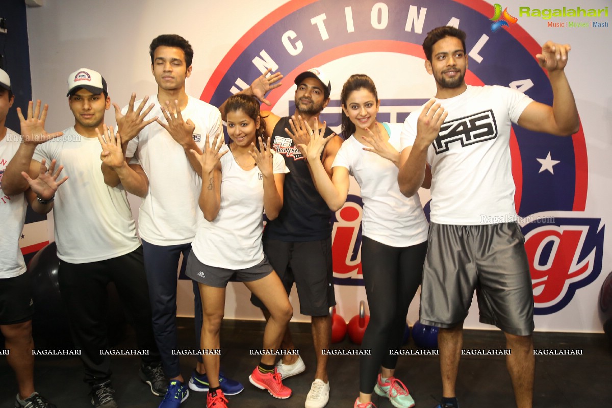 F45-Fitness Health Club Launch by Rakul Preet Singh in Hyderabad