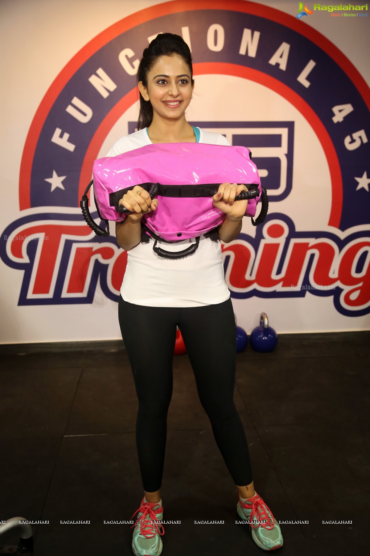 F45-Fitness Health Club Launch by Rakul Preet Singh in Hyderabad