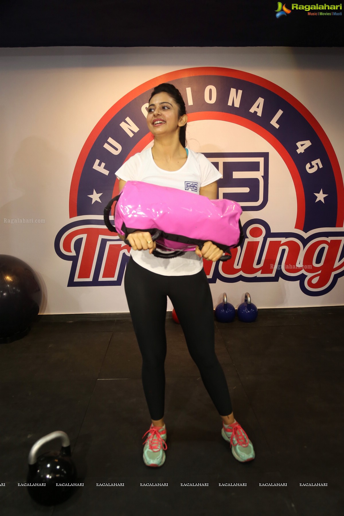 F45-Fitness Health Club Launch by Rakul Preet Singh in Hyderabad