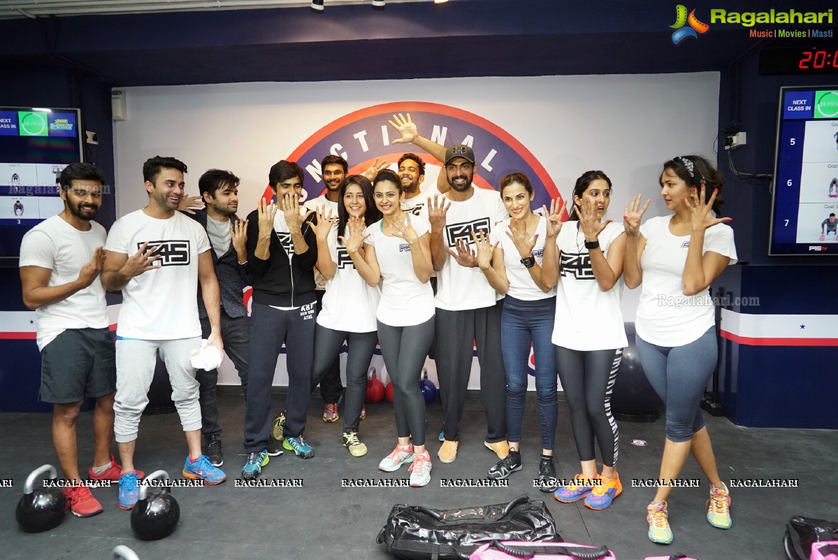 F45-Fitness Health Club Launch by Rakul Preet Singh in Hyderabad