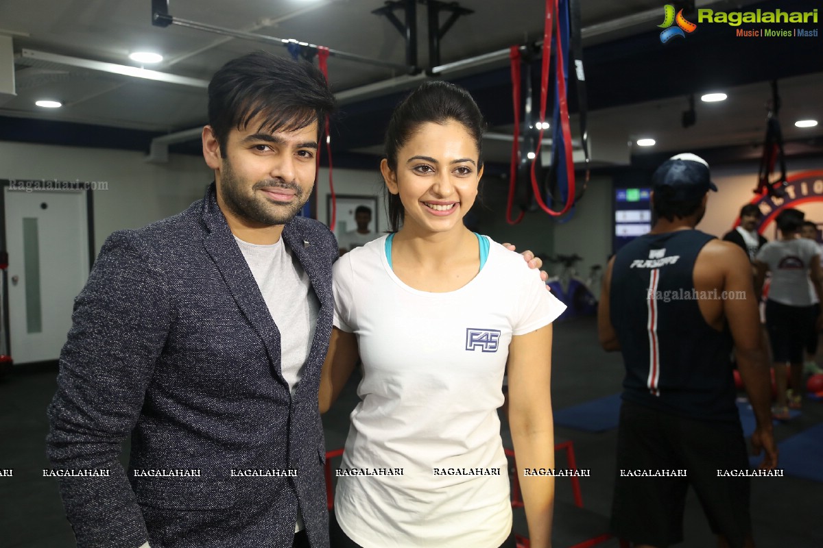 F45-Fitness Health Club Launch by Rakul Preet Singh in Hyderabad