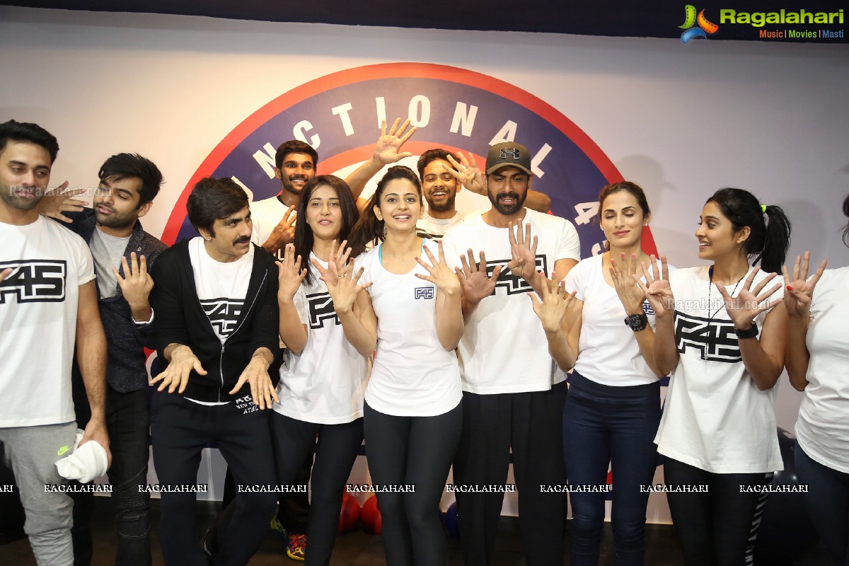 F45-Fitness Health Club Launch by Rakul Preet Singh in Hyderabad