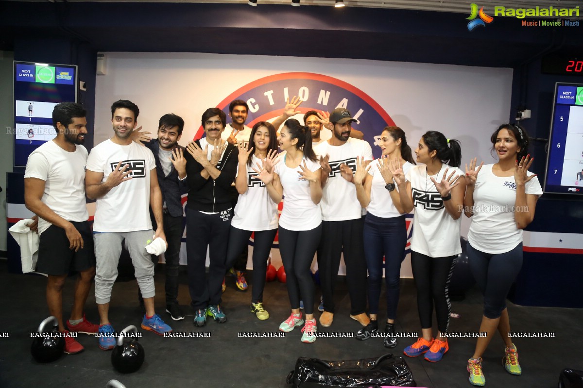 F45-Fitness Health Club Launch by Rakul Preet Singh in Hyderabad